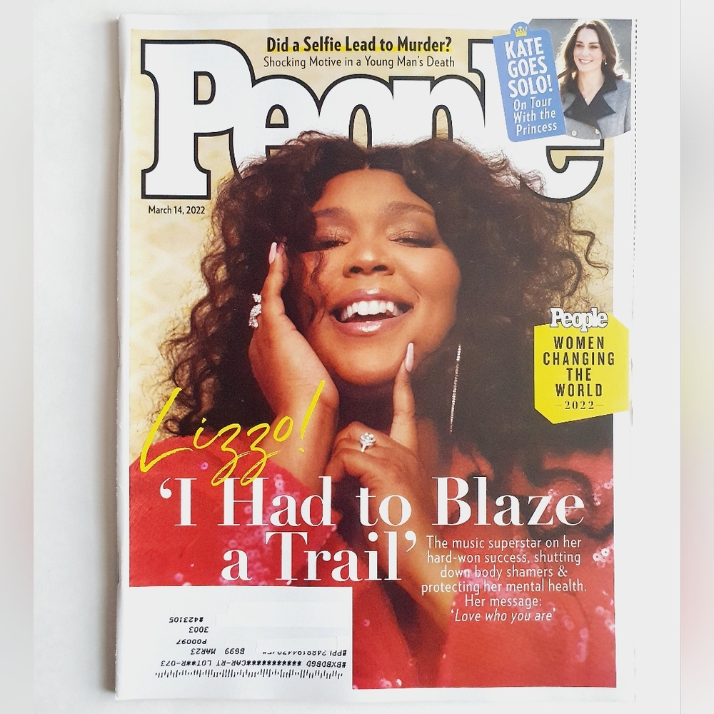 People Magazine March 14, 2022 Lizzo Kate People Women Changing The World.